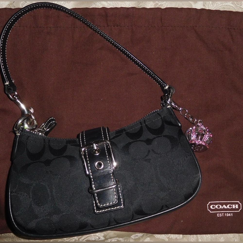 Coach Black Mini Hampton